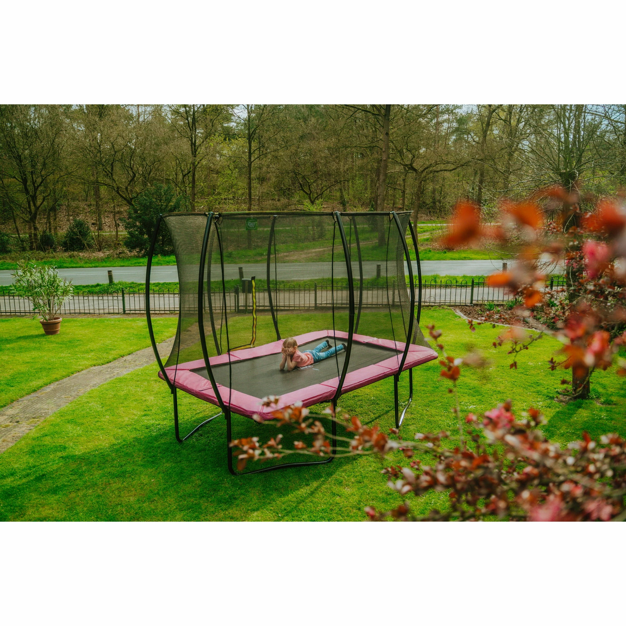 EXIT TOYS EXIT Silhouette Trampoline 214x305cm - Roze 10 EXIT TOYS EXIT Silhouette Trampoline 214x305cm - Roze - Afbeelding 10