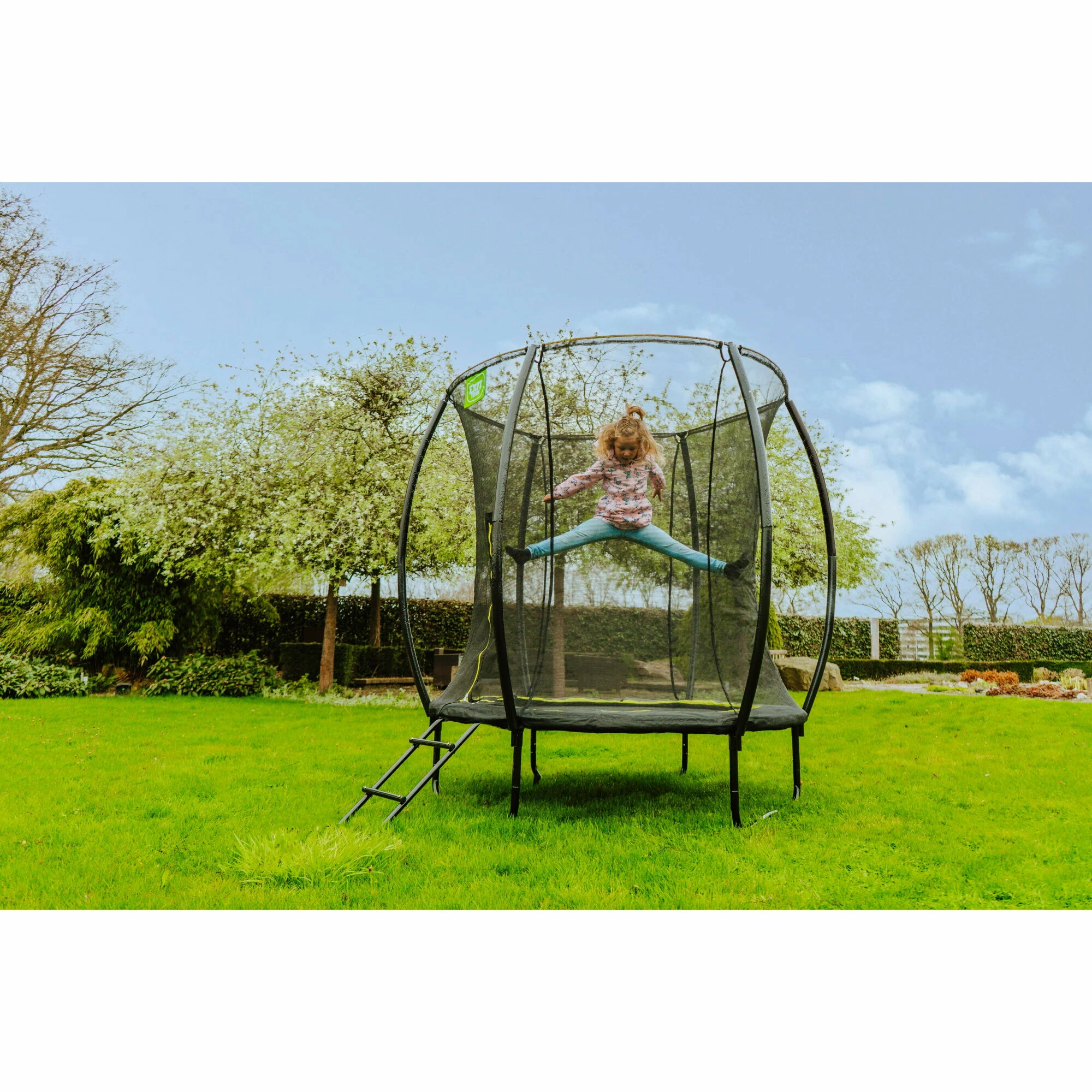 EXIT TOYS EXIT Silhouette Trampoline ø183cm - Zwart 6 EXIT TOYS EXIT Silhouette Trampoline ø183cm - Zwart - Afbeelding 6