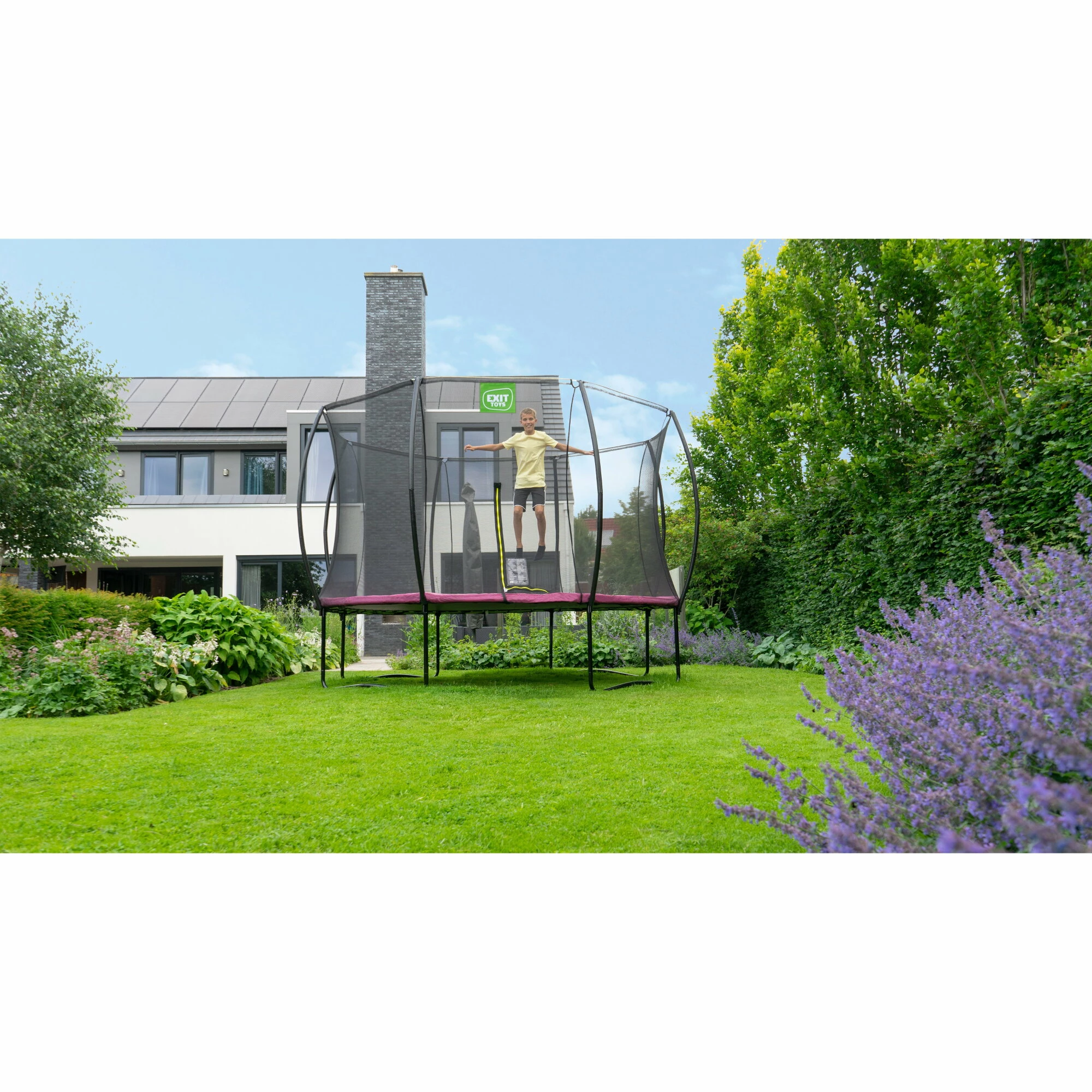 EXIT TOYS EXIT Silhouette Trampoline ø244cm - Roze 6 EXIT TOYS EXIT Silhouette Trampoline ø244cm - Roze - Afbeelding 6