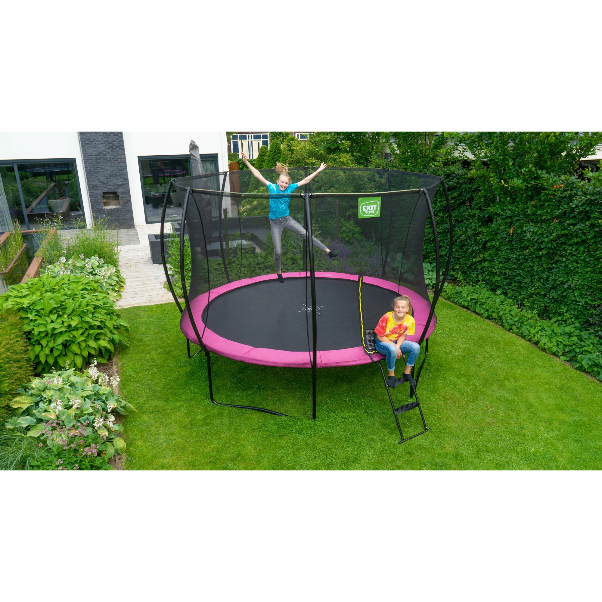 EXIT TOYS EXIT Silhouette Trampoline ø244cm - Roze 8 EXIT TOYS EXIT Silhouette Trampoline ø244cm - Roze - Afbeelding 8