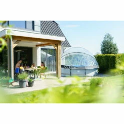 EXIT TOYS EXIT Soft Grey Zwembad ø360x76cm Met Filterpomp En Overkapping - Grijs -NL Zwembad Verkoop exit soft grey zwembad o360x76cm met filterpomp en overkapping grijs 10