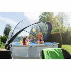 EXIT TOYS EXIT Soft Grey Zwembad ø360x76cm Met Filterpomp En Overkapping - Grijs -NL Zwembad Verkoop exit soft grey zwembad o360x76cm met filterpomp en overkapping grijs 9