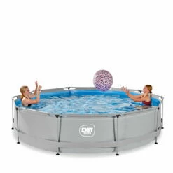 EXIT TOYS EXIT Soft Grey Zwembad ø360x76cm Met Filterpomp - Grijs 9 EXIT TOYS EXIT Soft Grey Zwembad ø360x76cm Met Filterpomp - Grijs -NL Zwembad Verkoop exit soft grey zwembad o360x76cm met filterpomp n grijs 2
