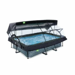 EXIT TOYS Zwembad Filterpomp - 300gal/h 36 EXIT TOYS Zwembad Filterpomp - 300gal/h -NL Zwembad Verkoop exit stone zwembad 220x150x65cm met filterpomp en overkapping en schaduwdoek grijs