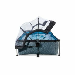 EXIT TOYS EXIT Stone Zwembad 220x150x65cm Met Filterpomp En Overkapping - Grijs -NL Zwembad Verkoop exit stone zwembad 220x150x65cm met filterpomp en overkapping grijs 4