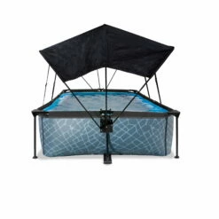 EXIT TOYS EXIT Stone Zwembad 300x200x65cm Met Filterpomp En Schaduwdoek - Grijs -NL Zwembad Verkoop exit stone zwembad 300x200x65cm met filterpomp en schaduwdoek grijs 3