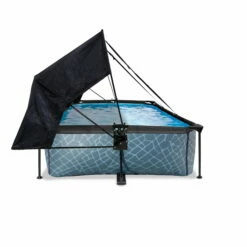 EXIT TOYS EXIT Stone Zwembad 300x200x65cm Met Filterpomp En Schaduwdoek - Grijs -NL Zwembad Verkoop exit stone zwembad 300x200x65cm met filterpomp en schaduwdoek grijs 4