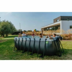 EXIT TOYS EXIT Stone Zwembad 400x200x122cm Met Filterpomp - Grijs -NL Zwembad Verkoop exit stone zwembad 400x200x122cm met filterpomp grijs 9