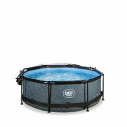 EXIT TOYS EXIT Stone Zwembad ø244x76cm Met Filterpomp En Overkapping - Grijs 13 EXIT TOYS EXIT Stone Zwembad ø244x76cm Met Filterpomp En Overkapping - Grijs -NL Zwembad Verkoop exit stone zwembad o244x76cm met filterpomp en overkapping grijs 3