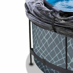 EXIT TOYS EXIT Stone Zwembad ø360x122cm Met Zandfilterpomp En Overkapping - Grijs -NL Zwembad Verkoop exit stone zwembad o360x122cm met zandfilterpomp en overkapping grijs 4