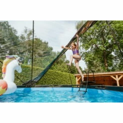 EXIT TOYS EXIT Stone Zwembad ø427x122cm Met Zandfilterpomp En Overkapping - Grijs -NL Zwembad Verkoop exit stone zwembad o427x122cm met zandfilterpomp en overkapping grijs 12