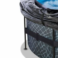 EXIT TOYS EXIT Stone Zwembad ø427x122cm Met Zandfilterpomp En Overkapping - Grijs -NL Zwembad Verkoop exit stone zwembad o427x122cm met zandfilterpomp en overkapping grijs 5