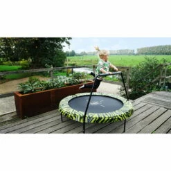 EXIT TOYS EXIT Tiggy Junior Trampoline Met Beugel ø140cm - Zwart/groen -NL Zwembad Verkoop exit tiggy junior trampoline met beugel o140cm zwart groen 5