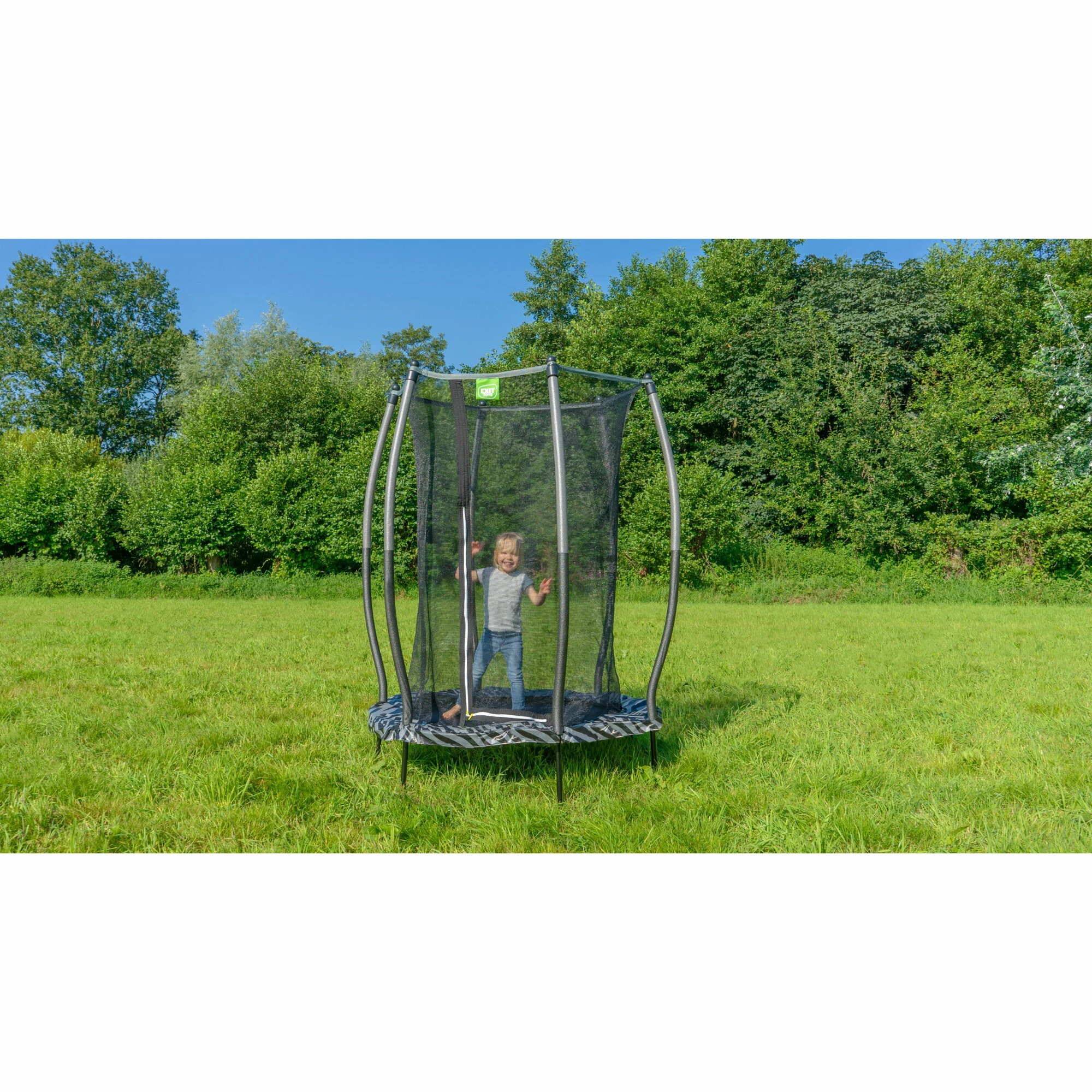EXIT TOYS EXIT Tiggy Junior Trampoline Met Veiligheidsnet ø140cm - Zwart/grijs 9 EXIT TOYS EXIT Tiggy Junior Trampoline Met Veiligheidsnet ø140cm - Zwart/grijs - Afbeelding 9