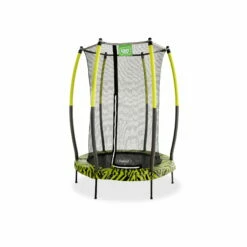 EXIT TOYS EXIT Tiggy Junior Trampoline Met Veiligheidsnet ø140cm - Zwart/groen
