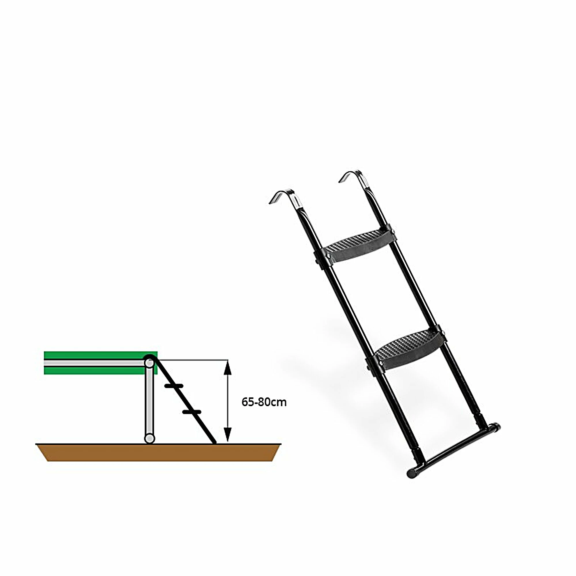 EXIT TOYS EXIT Trampoline Ladder Voor Framehoogte Van 65-80cm 2 EXIT TOYS EXIT Trampoline Ladder Voor Framehoogte Van 65-80cm - Afbeelding 2