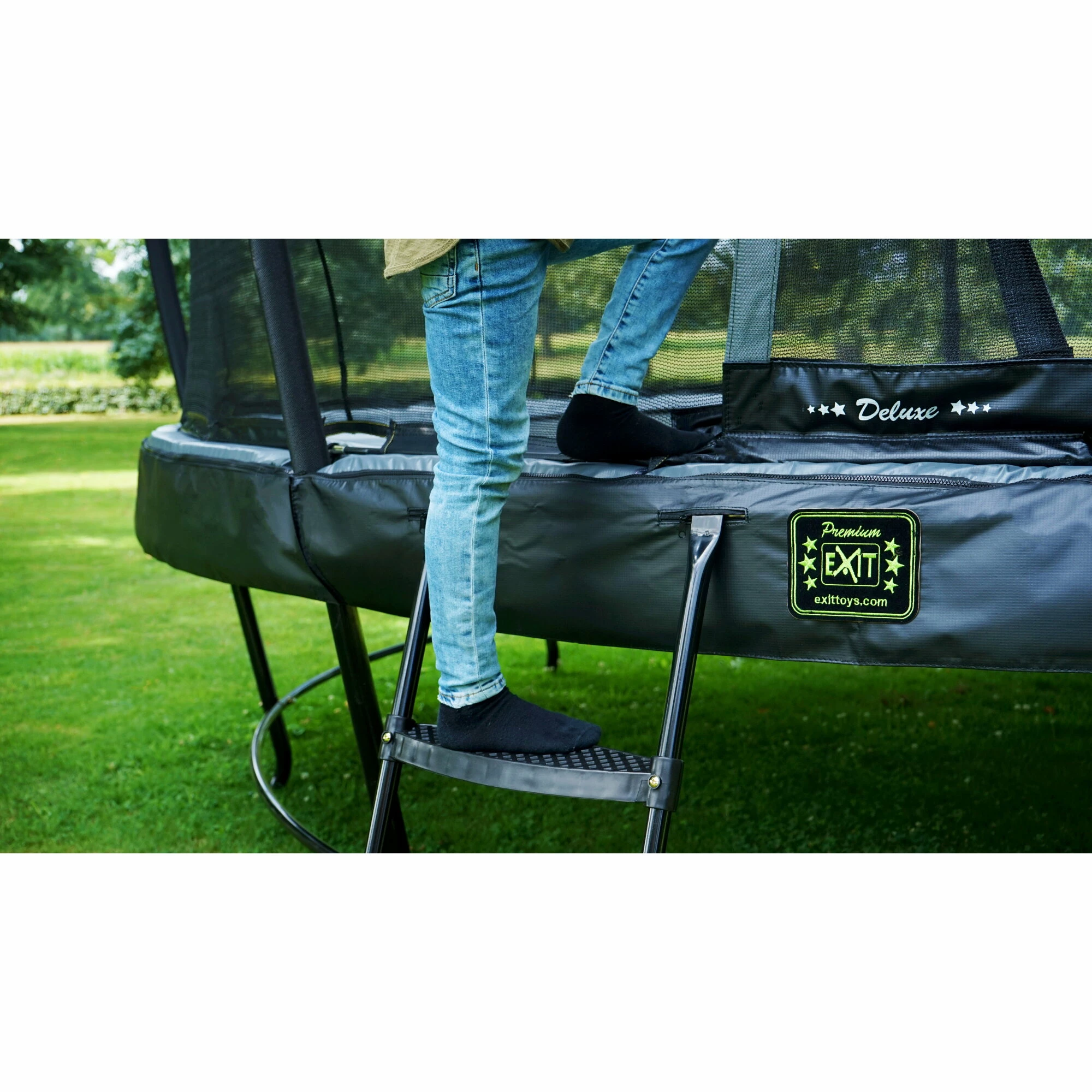 EXIT TOYS EXIT Trampoline Ladder Voor Framehoogte Van 65-80cm 4 EXIT TOYS EXIT Trampoline Ladder Voor Framehoogte Van 65-80cm - Afbeelding 4