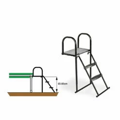 EXIT TOYS EXIT Trampoline Platform Met Ladder Voor Framehoogte Van 65-80cm -NL Zwembad Verkoop exit trampoline platform met ladder voor framehoogte van 65 80cm 1