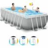 Intex Zwembad 400 X 200 X 122 | Rechthoek Prism Frame Met Filterpomp
