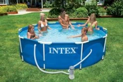 Intex Zwembad Rond 366 X 76 | Metal Frame Met Filterpomp