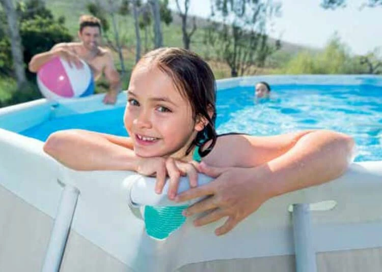 Intex Zwembad 610 X 305 X 122 | Ovaal Prism Frame Met Filterpomp 3 Intex Zwembad 610 X 305 X 122 | Ovaal Prism Frame Met Filterpomp - Afbeelding 3