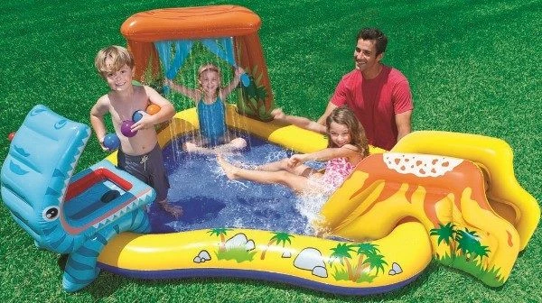 Intex Speelcentrum Zwembad Dinosaurus | Met Opblaasbare Glijbaan 3 Intex Speelcentrum Zwembad Dinosaurus | Met Opblaasbare Glijbaan - Afbeelding 3